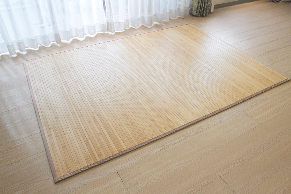 竹ラグ ウッディ natural taste bamboo rug