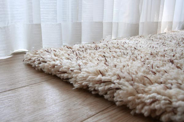 シャギーラグ マーブル#005 ウール100% wool shaggy rug