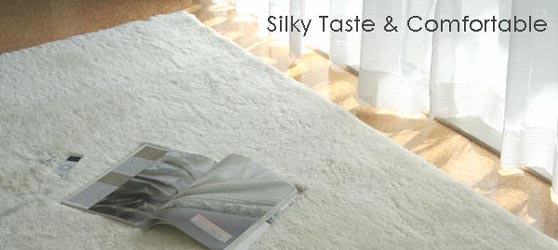 シルキーテイストシャギーラグ silky taste shaggy rug