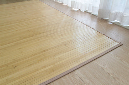 竹ラグ ウッディ natural taste bamboo rug