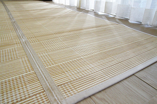 限定特価　竹ラグ エクシーガ　natural taste bamboo rug　ナチュラル