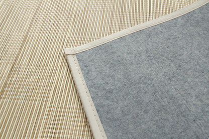 限定特価　竹ラグ エクシーガ　natural taste bamboo rug　ナチュラル　裏面