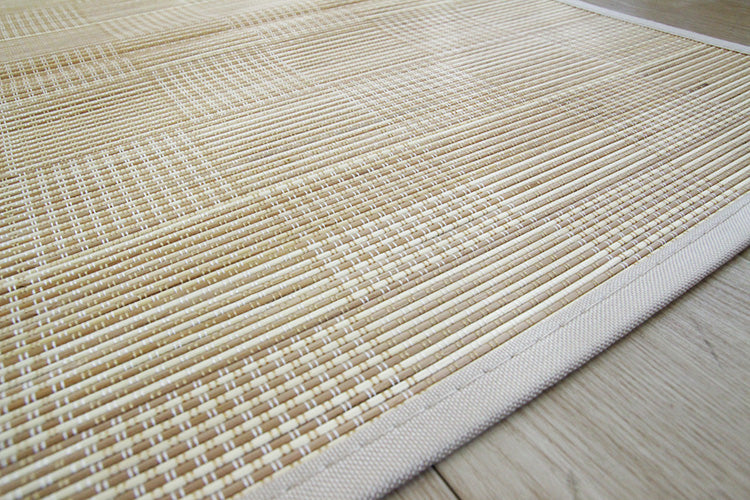 限定特価　竹ラグ エクシーガ　natural taste bamboo rug　ナチュラル 拡大画像
