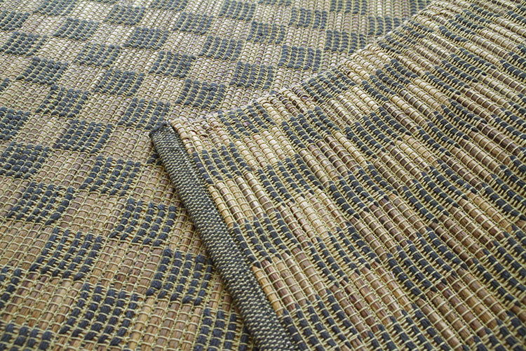 展示サンプル処分！ MADHU 麻＆シーグラスラグ（ML-434)　126×180cm　裏面