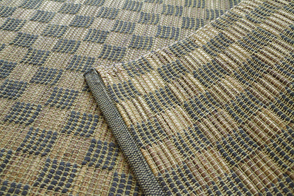 展示サンプル処分！ MADHU 麻＆シーグラスラグ（ML-434)　126×180cm　裏面