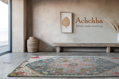アチャ Achchha　エスニックテイストラグ ＃MS6614　エスニックテイスト