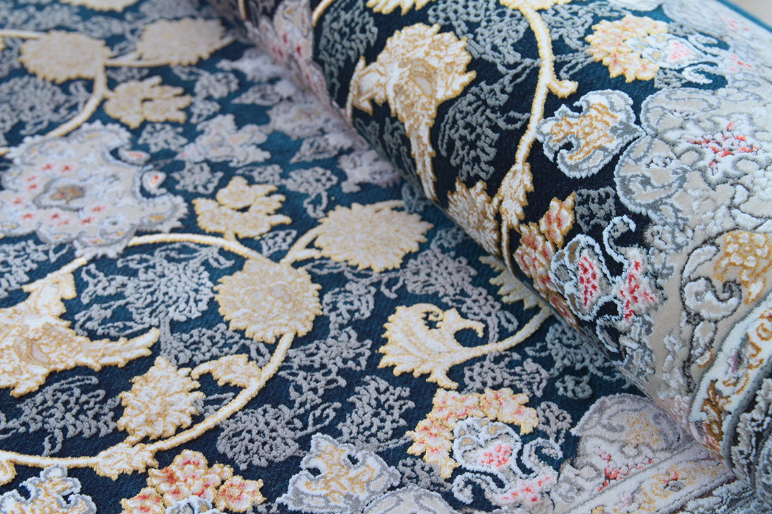 Art Design ハイエンド 高級玄関マット DHA-0281 ブルー