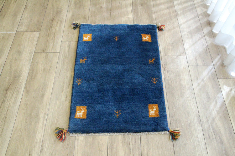 ペルシャ ギャッペ  #10350 山羊と生命の樹 57×87cm