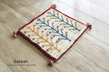ペルシャ ギャッペ ＃20022 生命の樹　38×38cm