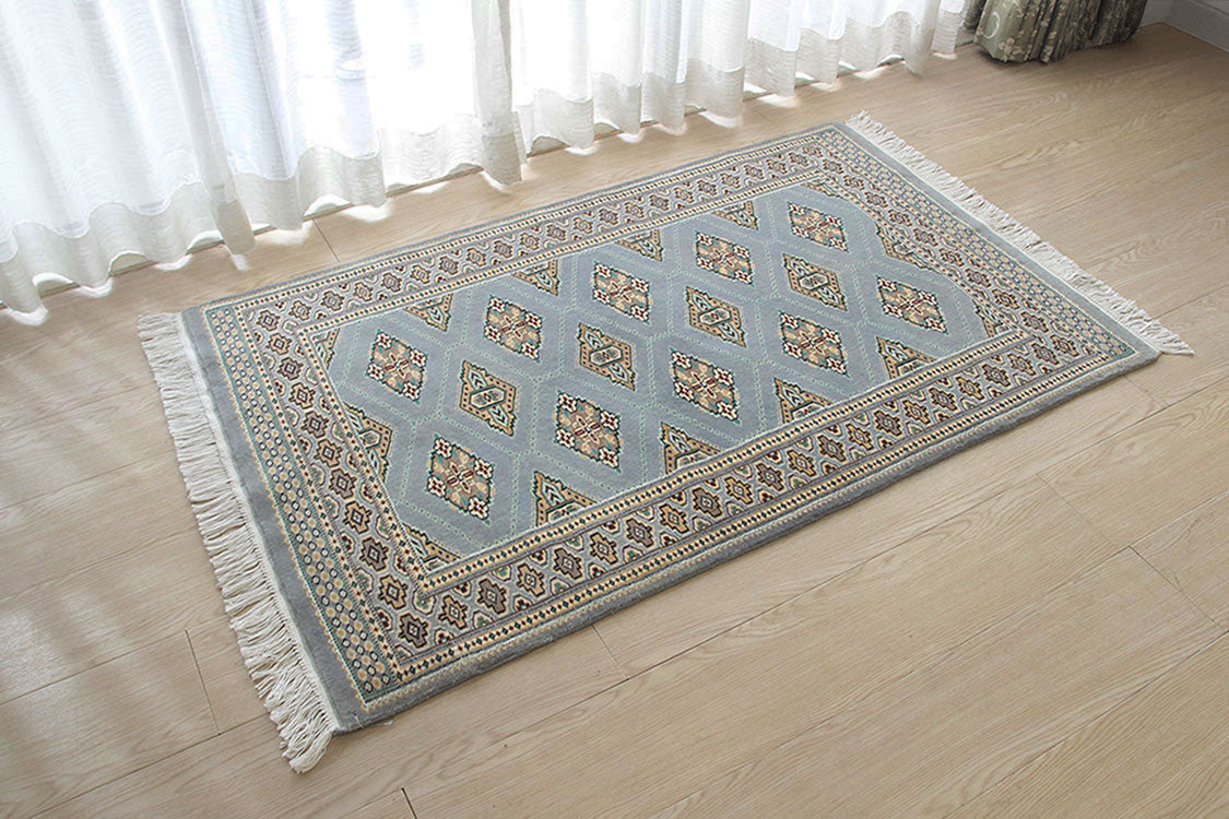 パキスタン段通玄関マット PKS27-9956　70×120cm