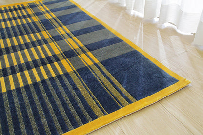 シルク緞通玄関マット 120Line Premium 光彩 ＃0914 69×122cm