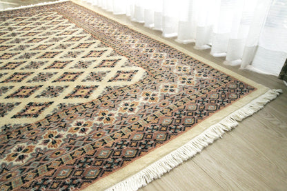 パキスタン緞通ラグ P70-9417 200×205cm ジャルダ柄