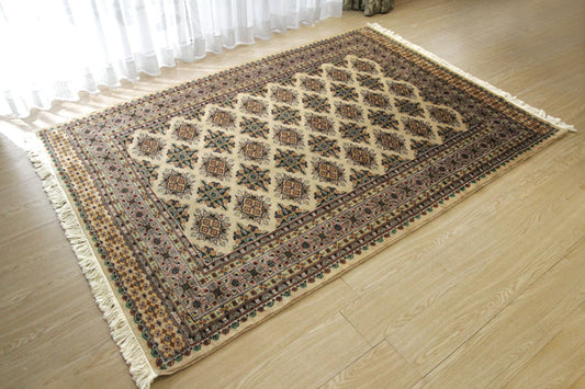 パキスタン緞通ラグ P70-9276 141×202cm ジャルダ柄