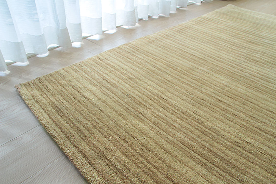 ナチュレール naturelle 　ナチュラルウール緞通 ラグ 122×183cm