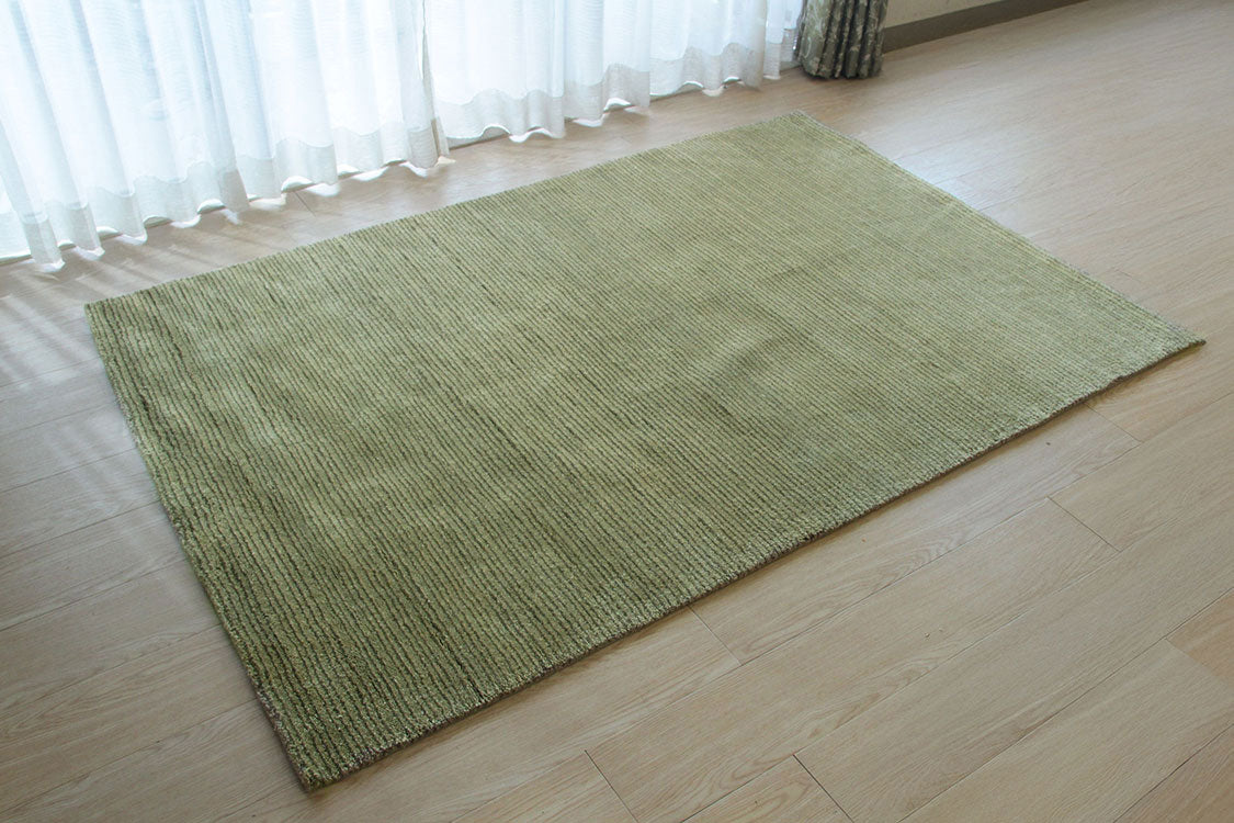 ナチュレール naturelle 　ナチュラルウール緞通 ラグ 122×183cm