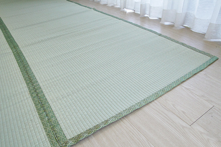 琵琶湖 日本製 い草上敷きラグ