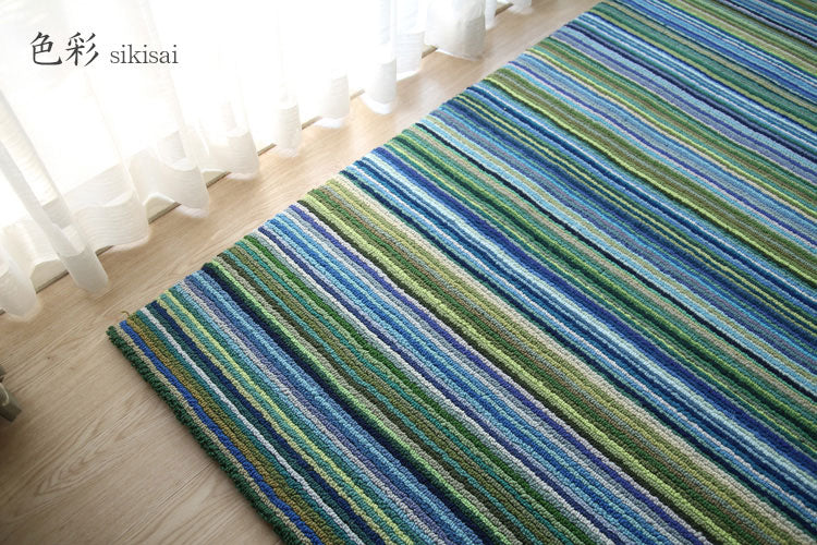 色彩　堺手刺し緞通　#025 140×200cm　