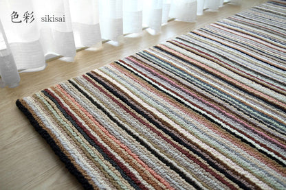 色彩　堺手刺し緞通　#026 140×200cm