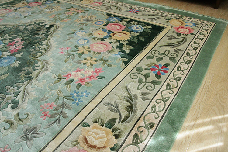 シルク緞通ラグ 120Line Premium　CJR-＃20045　 244×305cm