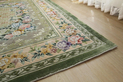 シルク緞通ラグ 120Line Premium　CJR-＃1060　 244×244cm