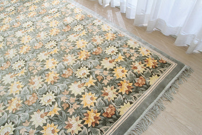 シルク緞通ラグ 120Line Premium LZC-6983　137×198cm