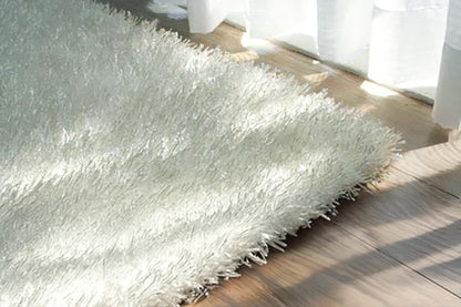 メタリックテイストシャギーラグ Metallic taste shaggy rug