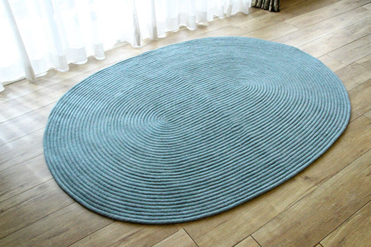 コットンチューブラグ　130×180cm 楕円形