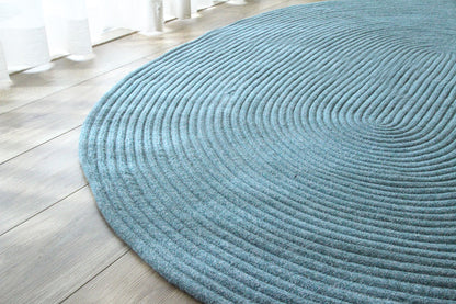コットンチューブラグ　130×180cm 楕円形
