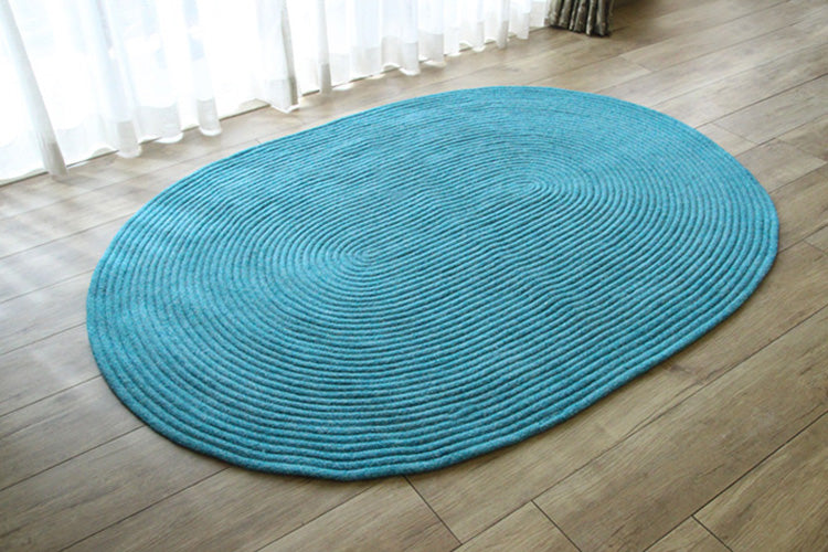 コットンチューブラグ　130×180cm 楕円形