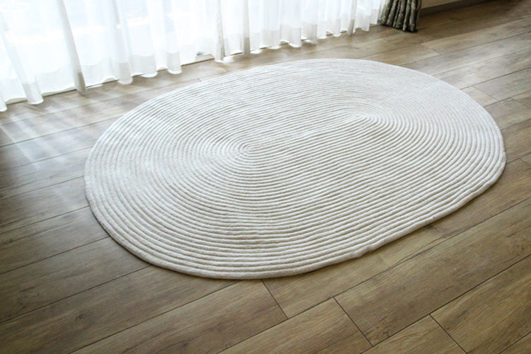 コットンチューブラグ　130×180cm 楕円形