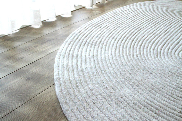 コットンチューブラグ　130×180cm 楕円形
