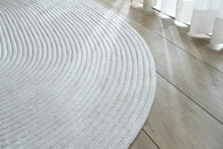 コットンチューブラグ　130×180cm 楕円形