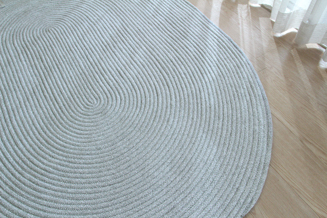 コットンチューブラグ　130×180cm 楕円形