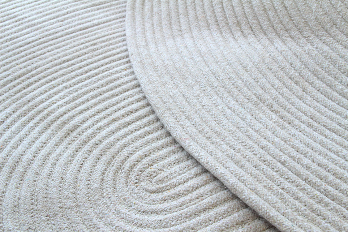 コットンチューブラグ　130×180cm 楕円形