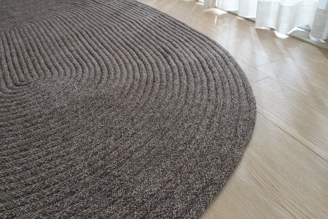 コットンチューブラグ　130×180cm 楕円形
