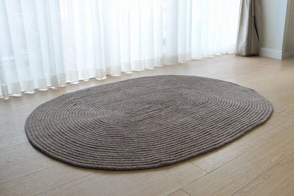 コットンチューブラグ　130×180cm 楕円形