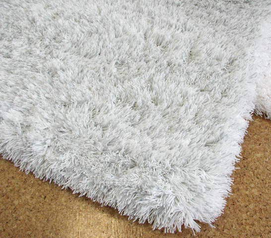 カジュアルラインシャギーラグ　楕円形　円形　casual line shaggy rug