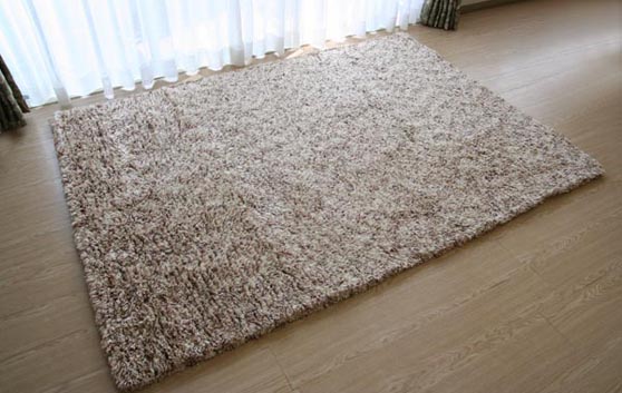 シャギーラグ　マーブル#006　ウール100% wool shaggy rug