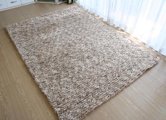 シャギーラグ　マーブル#006　ウール100% wool shaggy rug