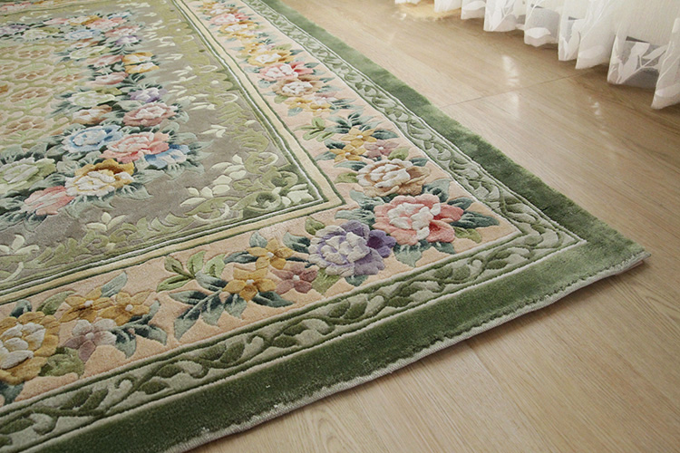 シルク緞通ラグ 120Line Premium　CJR-＃1060　  244×244cm