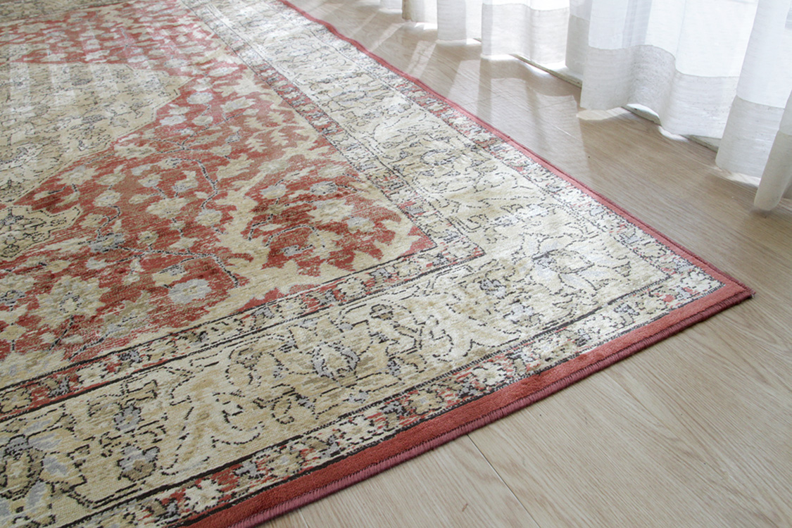 マシュハド Mashhad ベルギー製 モケット織りラグ　ラスト