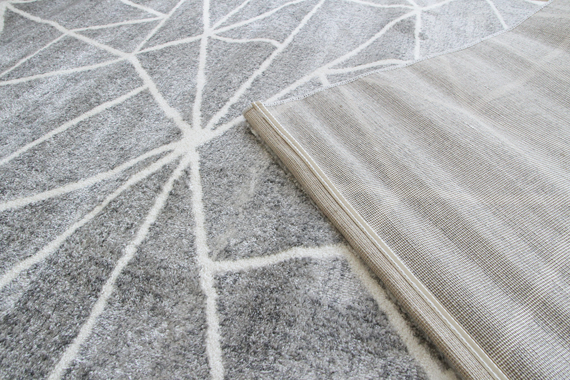 エクレール ÉCLAIR  モダンデザインラグ  グレー