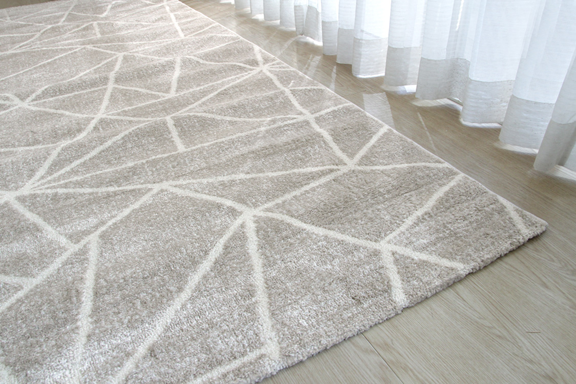 エクレール ÉCLAIR  モダンデザインラグ   ベージュ