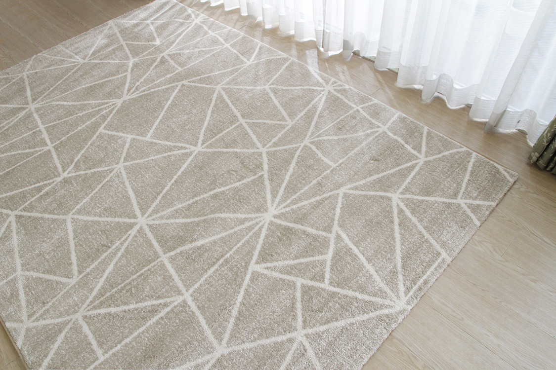 エクレール ÉCLAIR  モダンデザインラグ   ベージュ