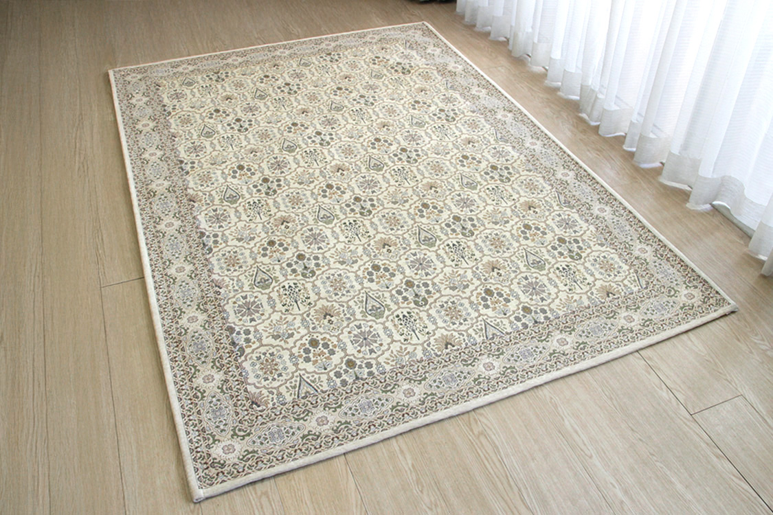 ボルドー Bordeaux　ゴブラン織りラグ