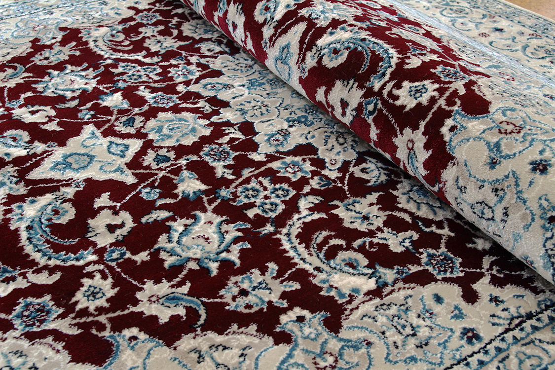 ナインデザイン Nain　ペルシャンテイストラグ レッド