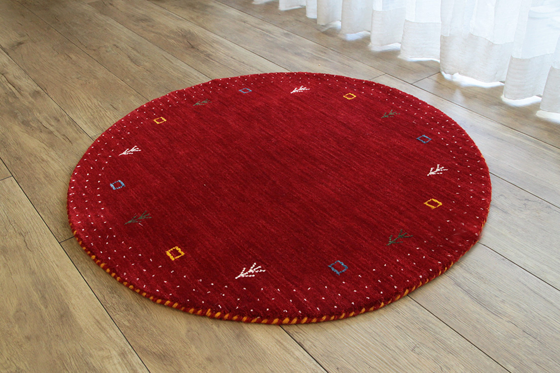 モダン ギャッペ 円形＃TH027 Indiahundroom 80cm円形 3coior